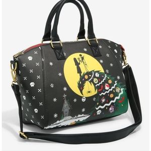 LOUNGEFLY NIGHTMARE BEFORE CHRISTMAS TREE SATCHEL